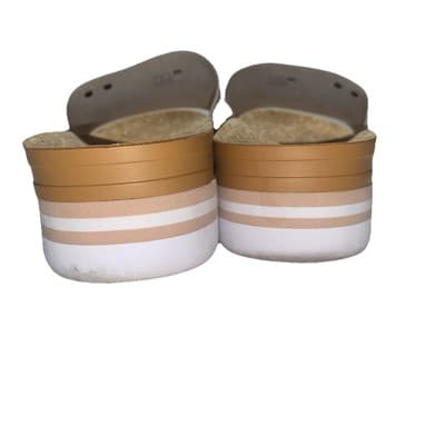 Reef White Sandals Platform Beachy Coastal Vaca CottageCore Ladies Sz 8 - Thumbnail 7