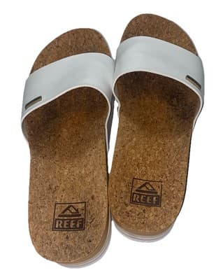 Reef White Sandals Platform Beachy Coastal Vaca CottageCore Ladies Sz 8 - Thumbnail 6