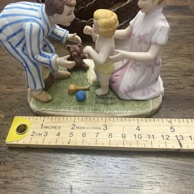 Authentic“Baby First Step” Figurine Norman Rockwell 1985 Limited Addition - Thumbnail 5