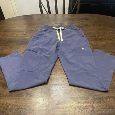 Figs Women's Technical Collection Zamora Jogger Scrub Pants size XS Blue Gray - Thumbnail 3