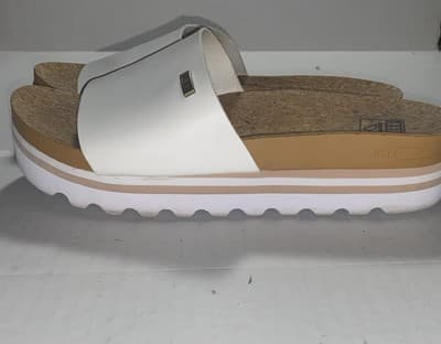 Reef White Sandals Platform Beachy Coastal Vaca CottageCore Ladies Sz 8 - Thumbnail 8