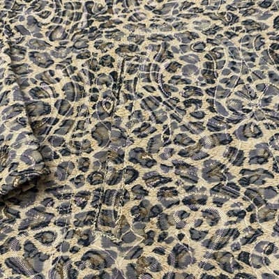 Rebecca Malone Petites Womens Cheetah Animal Print Jacket PXL Mob Wives - Thumbnail 2