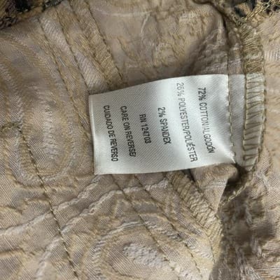 Rebecca Malone Petites Womens Cheetah Animal Print Jacket PXL Mob Wives - Thumbnail 6