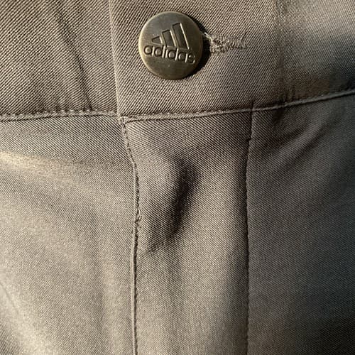 Adidas Golf Pants Men 34 x 32 Gray Stretch Straight Polyester Nylon Spandex - Thumbnail 2