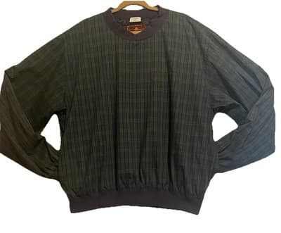 Proquip Mens XXL Tartan Plaid Blue Green Long Sleeve Lined Jacket w Pockets - Thumbnail 2