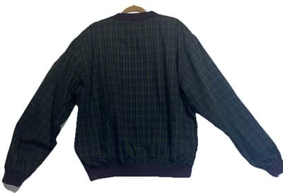 Proquip Mens XXL Tartan Plaid Blue Green Long Sleeve Lined Jacket w Pockets - Thumbnail 5