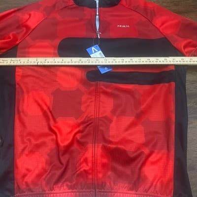 Primal Mens Cycling Heavy Weight Wind Jacket, Sport Cut NWT - Thumbnail 9