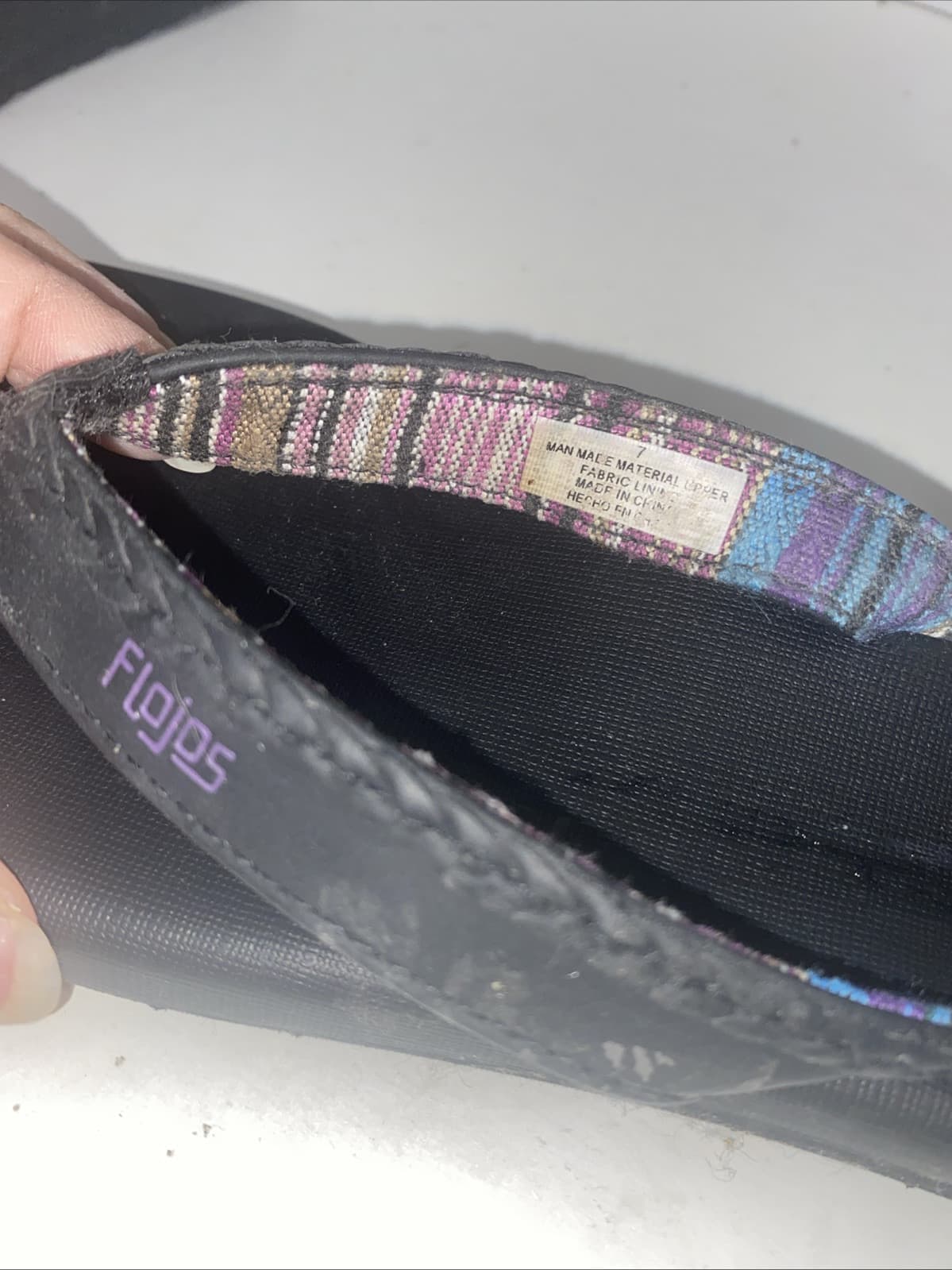 FloJo’s Flip Flops Sz 7 Black Vaca Beach Cruise Summer Fun - Thumbnail 3