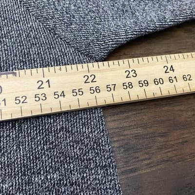 True Rock Mens V Neck Cotton Sweater Gray Mens Sz Large Preppy Classic - Thumbnail 5