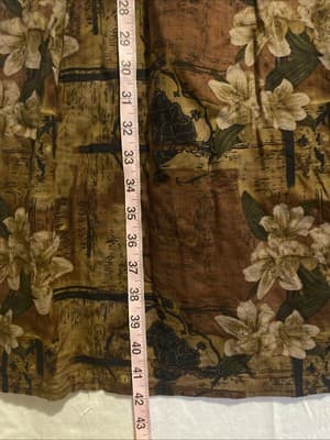 Brown Floral Lagen Look CottageCore Dress - Thumbnail 8