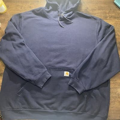 Carhartt Hoodie Mens 2XL Midweight Workwear Pit To Pit 29” Chest 58” Length 30” - Thumbnail 8