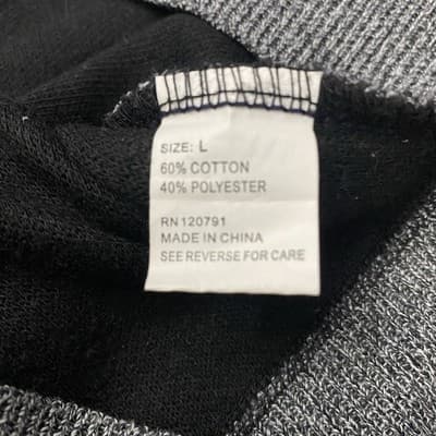 True Rock Mens V Neck Cotton Sweater Gray Mens Sz Large Preppy Classic - Thumbnail 9