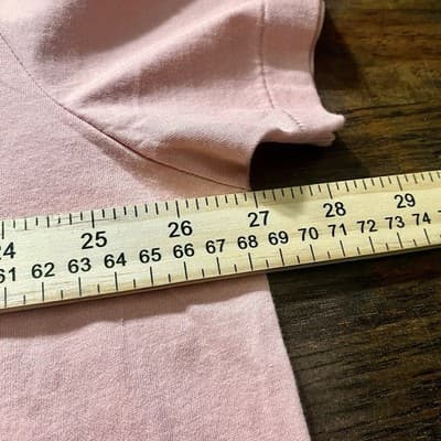 Polo Ralph Lauren V-Neck Classic Fit Jersey T-Shirt XXL Blush Pink Old Money - Thumbnail 5