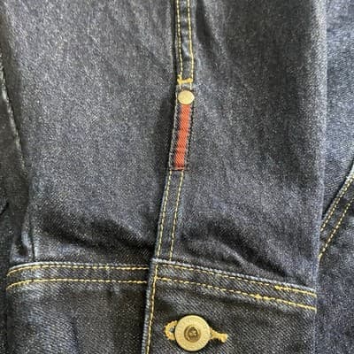 Phat Farm Oversized Jacket 3XL Denim Hip Hop Streetwear Logo Grunge - Thumbnail 3