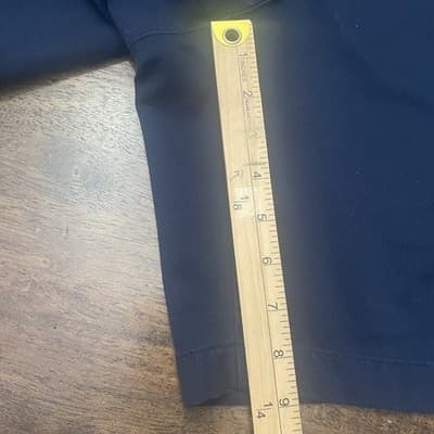 Lands End The Legacy Chino Shorts Lot Of 2 Mens Sz 48 Navy&Tan Cotton Pleated - Thumbnail 4