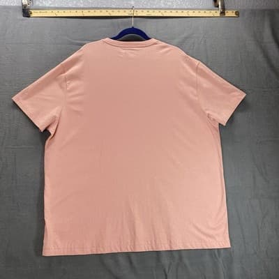 Polo Ralph Lauren V-Neck Classic Fit Jersey T-Shirt XXL Blush Pink Old Money - Thumbnail 6