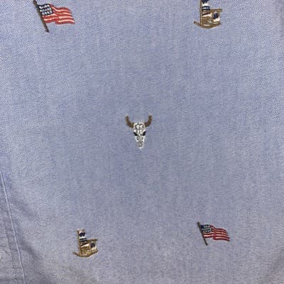 Ralph Lauren Vintage Short Sleeve Button Down Preppy Country Club Old Money - Thumbnail 4