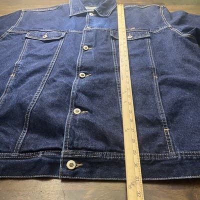 Phat Farm Oversized Jacket 3XL Denim Hip Hop Streetwear Logo Grunge - Thumbnail 13
