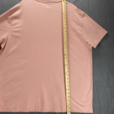 Polo Ralph Lauren V-Neck Classic Fit Jersey T-Shirt XXL Blush Pink Old Money - Thumbnail 7