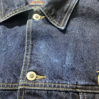 Phat Farm Oversized Jacket 3XL Denim Hip Hop Streetwear Logo Grunge - Thumbnail 10