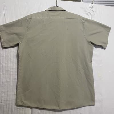 Thrashed Work Shirt XL Made In The USA Chest 48” Shoulder To Hem 30” - Thumbnail 4