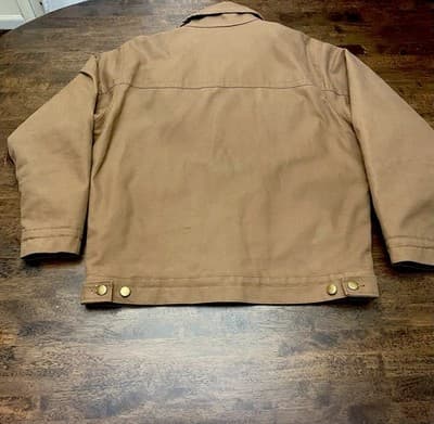 NRA Jacket Mens M Burks Bay Blanket Lined Canvas ChoreCoat Chest 48” - Thumbnail 2