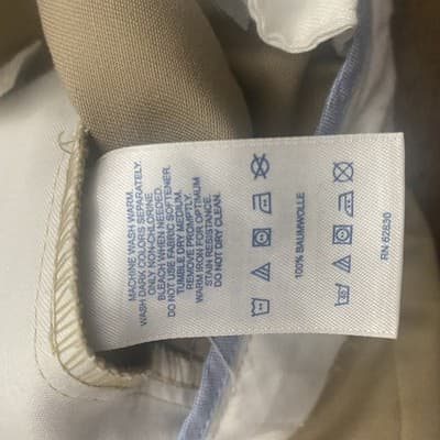 Lands End The Legacy Chino Shorts Lot Of 2 Mens Sz 48 Navy&Tan Cotton Pleated - Thumbnail 13