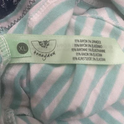 Honeydew Intimates Nightgown Womens XL Spaghetti Straps Striped Night Gown - Thumbnail 3