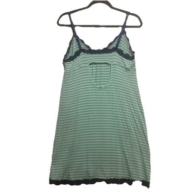 Honeydew Intimates Nightgown Womens XL Spaghetti Straps Striped Night Gown - Thumbnail 2