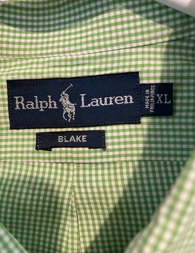 Ralph Lauren Polo Button Down Preppy Green OldMoney IvyLeague Academia - Thumbnail 3