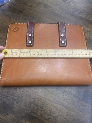D5 DJ Albus Abilene TX Custom Made Leather Tablet iPad Folio Case Western Cowboy - Thumbnail 8