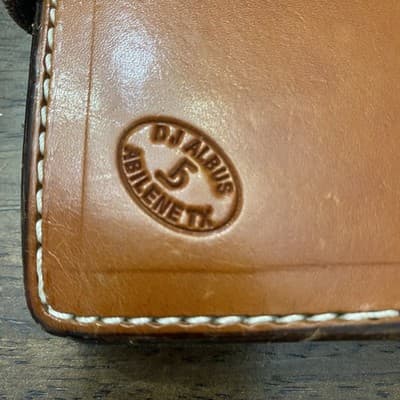 D5 DJ Albus Abilene TX Custom Made Leather Tablet iPad Folio Case Western Cowboy - Thumbnail 3