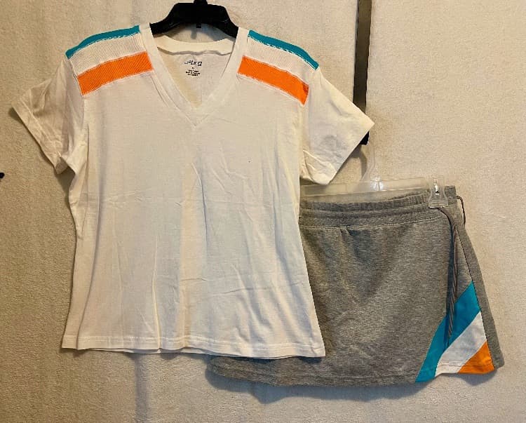 bcg Tennis Pickle Ball Golf Top & Skirt Ladies XL