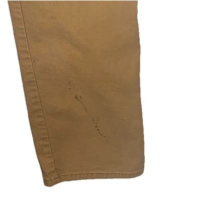 Carhartt Jeans Mens Tan Denim Relaxed Fit Work Wear 34x34 Cargo - Thumbnail 6