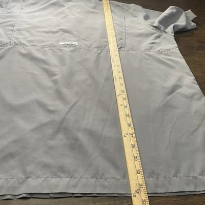 Habit Vented Fishing Camping Shirt Gray Short Sleeve Outdoors Mens Size XL - Thumbnail 7