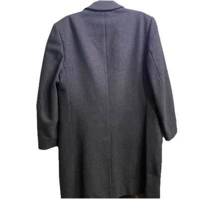 Haffke Hamborn Mens Wool Dress Coat - Thumbnail 2