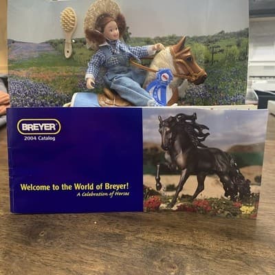 Breyer Little Debbie Special Edition Pony and Rider set 2004 701806 W Catalog - Thumbnail 5