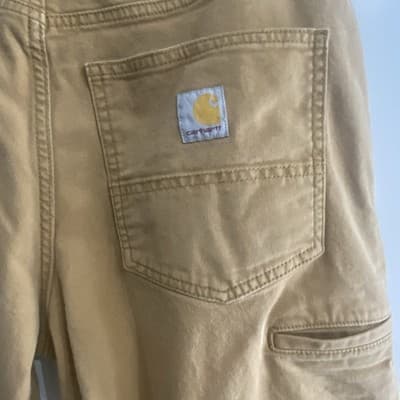 Carhartt Jeans Mens Tan Denim Relaxed Fit Work Wear 34x34 Cargo - Thumbnail 13