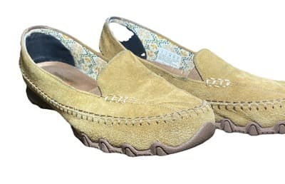 Skechers Relax Fit Memory Foam Size 8 Slip-On Brown Loafer Sneakers Flats 48930 - Thumbnail 2
