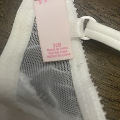 Victorias Secret Lace & Mesh Corset Bustier Garter Straps 32B Romantic Festival - Thumbnail 6