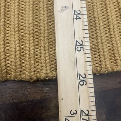 Newport News Chunky Knit Women’s Sweater Mustard Gold 2XL - Thumbnail 7