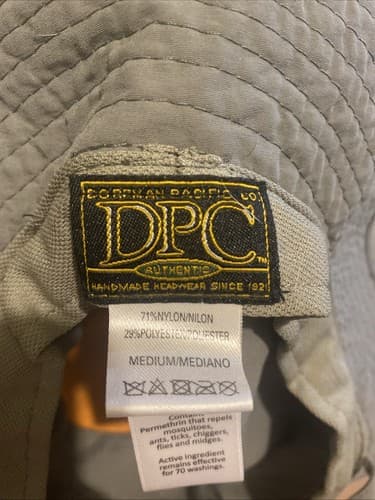 Vintage Dorfman Pacific Hats for Men Nylon Blend Bucket Fishing Safari Hat - Thumbnail 6