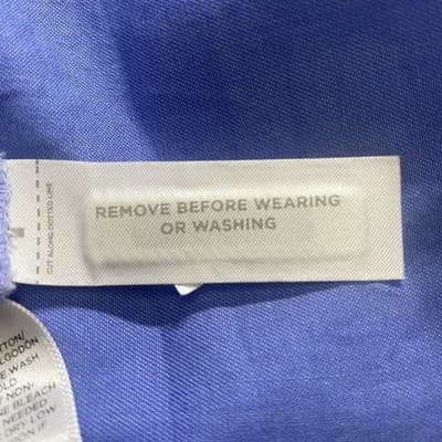 Ann Taylor LOFT The Softened Shirt Sz L Button Up Chambray Blouse Blue Ombré - Thumbnail 10