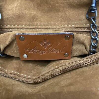 Patricia Nash Leather 10 Anniversary Novella Frame Bag MetalStrap KissLock Close - Thumbnail 19