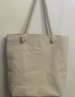 Tapestry Tote w Small Wallet Full Zip Close 16 x 17 Jerusalem Vaca Carry All - Thumbnail 6