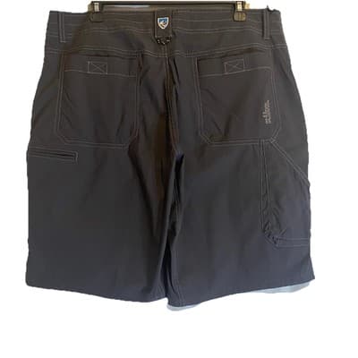 Kuhl Men’s Sz 36 Khaki Shorts 11”rise Renegade Outdoor Casual Active Zip Pockets - Thumbnail 2