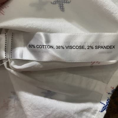 Denim & Flower Men's XL White Shirt Patriotic Firecrackers Vacation Short Sleeve - Thumbnail 10