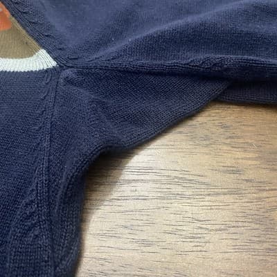 Duluth Trading Co Sweater Men’s Size Sm Navy With Stripes Heavy Cotton - Thumbnail 8