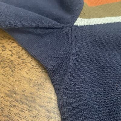 Duluth Trading Co Sweater Men’s Size Sm Navy With Stripes Heavy Cotton - Thumbnail 9