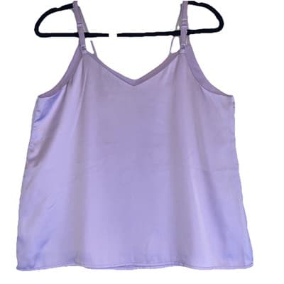 Lavender Pastel Camisole Y2K Goinout Wear Retro 90’s Jawbreaker Fully Lined - Thumbnail 4